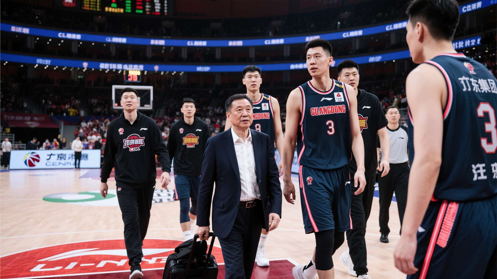 京粤大战G3时间定了！广东已全队抵达北京，宏远陈老板也随队出征